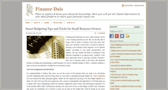 Desktop Screenshot of financedais.com